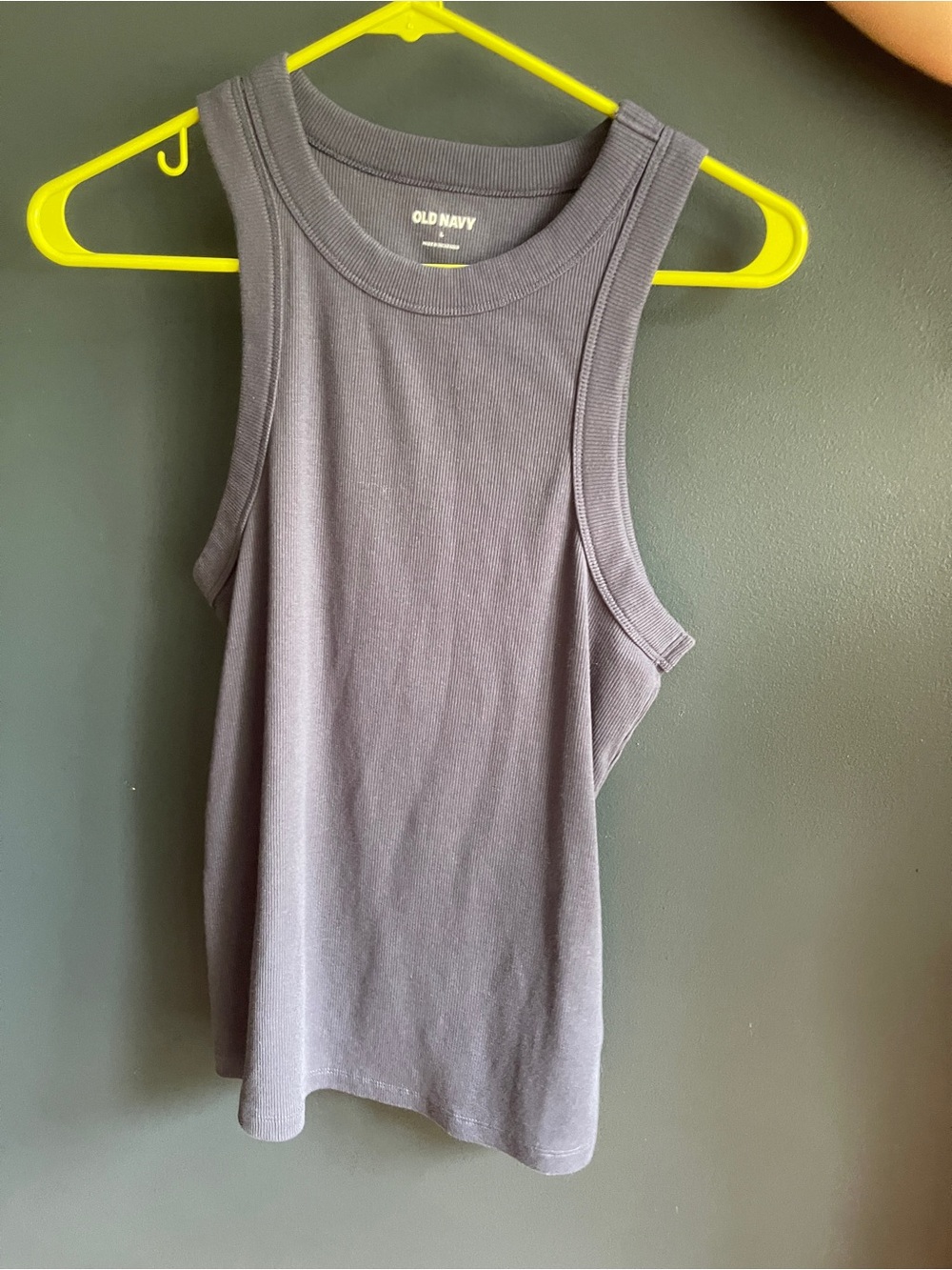 Old Navy Women's Navy Ribbed Tank Top